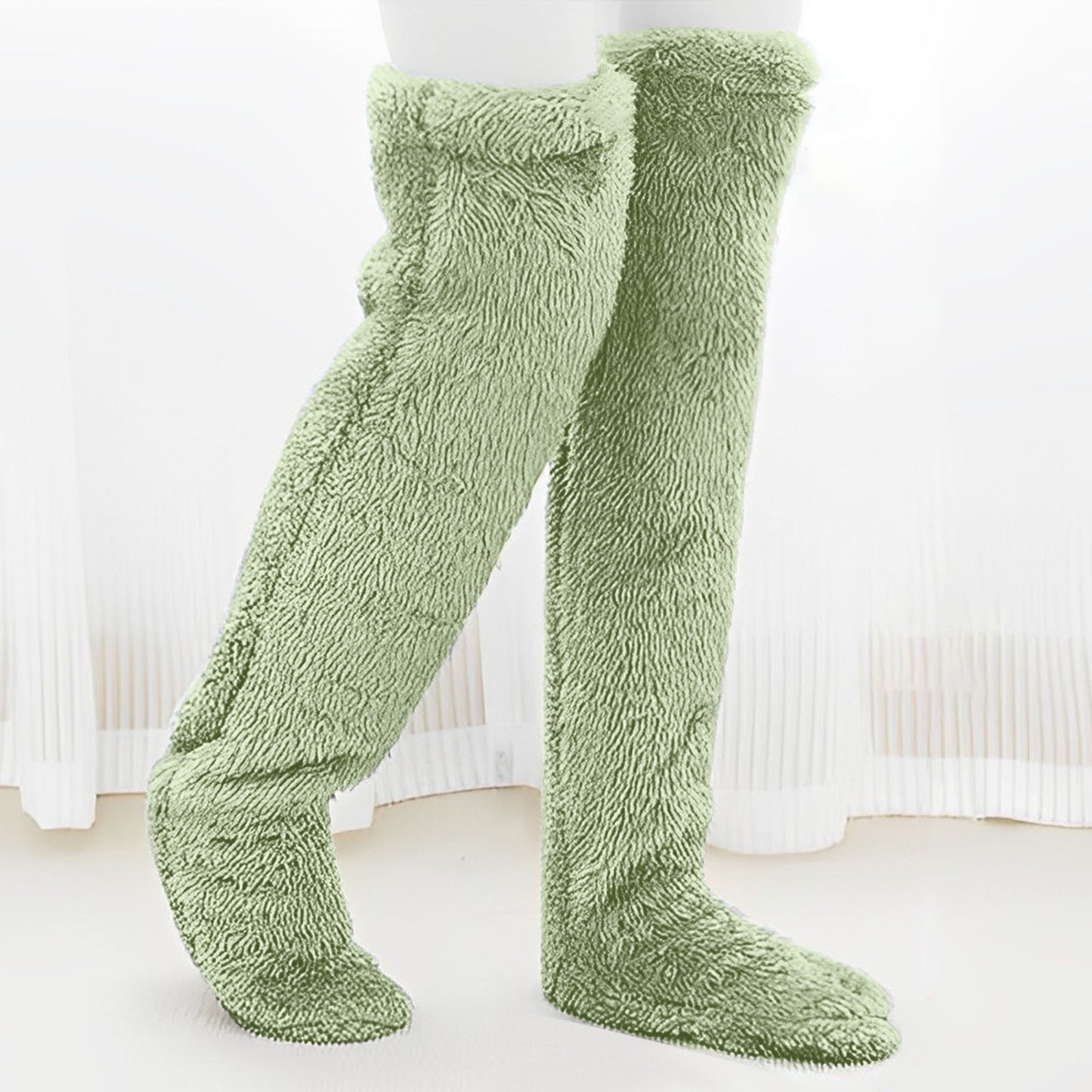 Socks Leg Warmers - Over The Knee - Thick Fleece