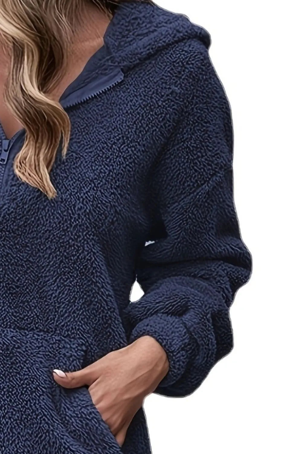 Half Zip Oversized Hoodie