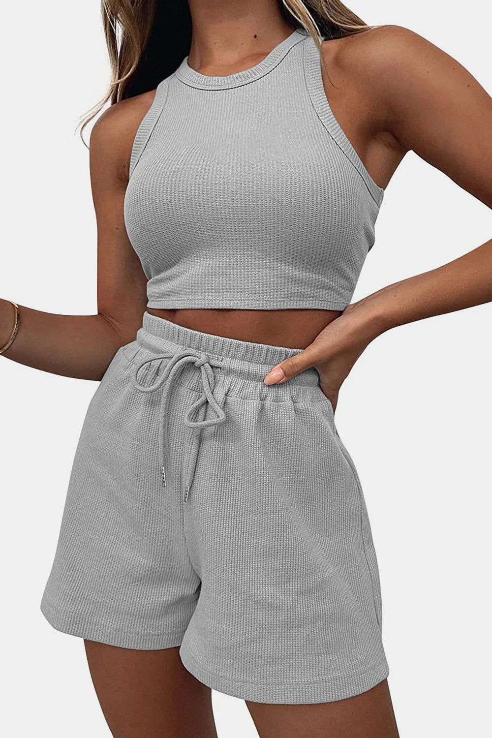 Women's Vest and Shorts Co-Ord Set