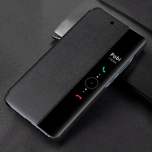Huawei P10 P20 Leather Flip Phone Case