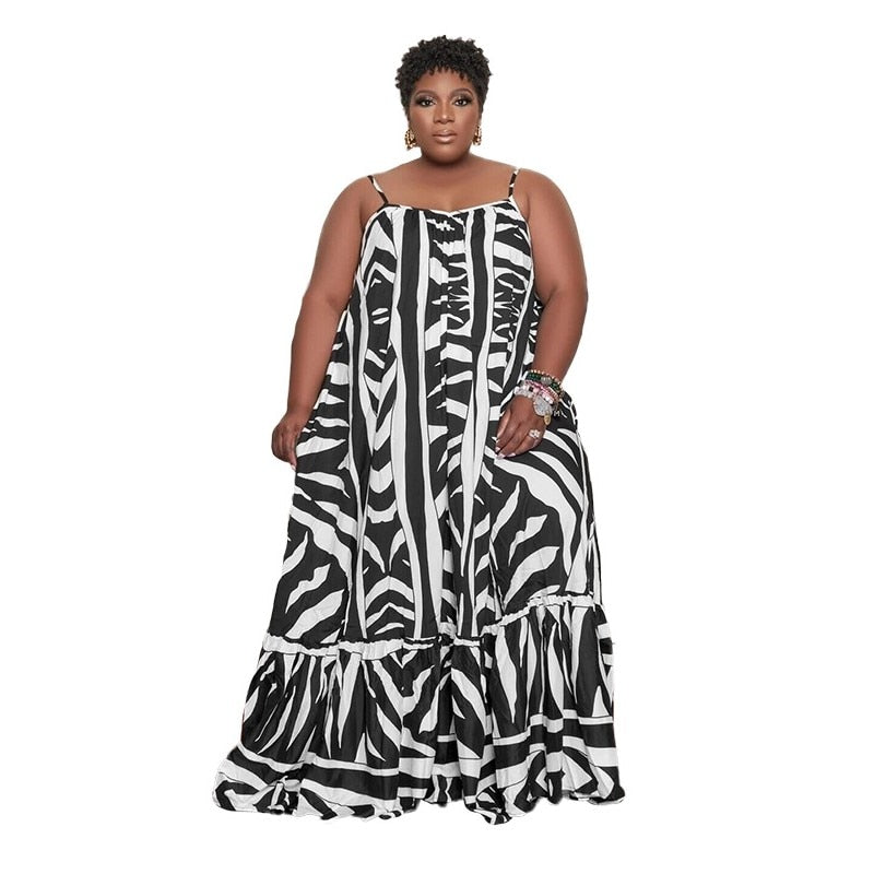 Women's Plus Size Beach Dress - up to 5XL