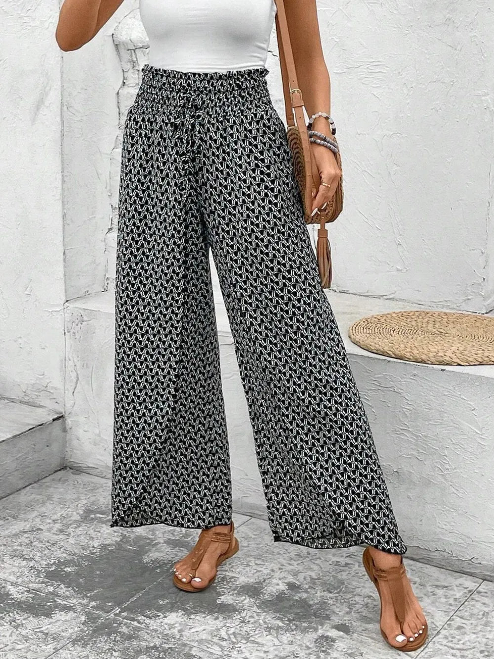 Women's Wide Leg Trousers - various colours