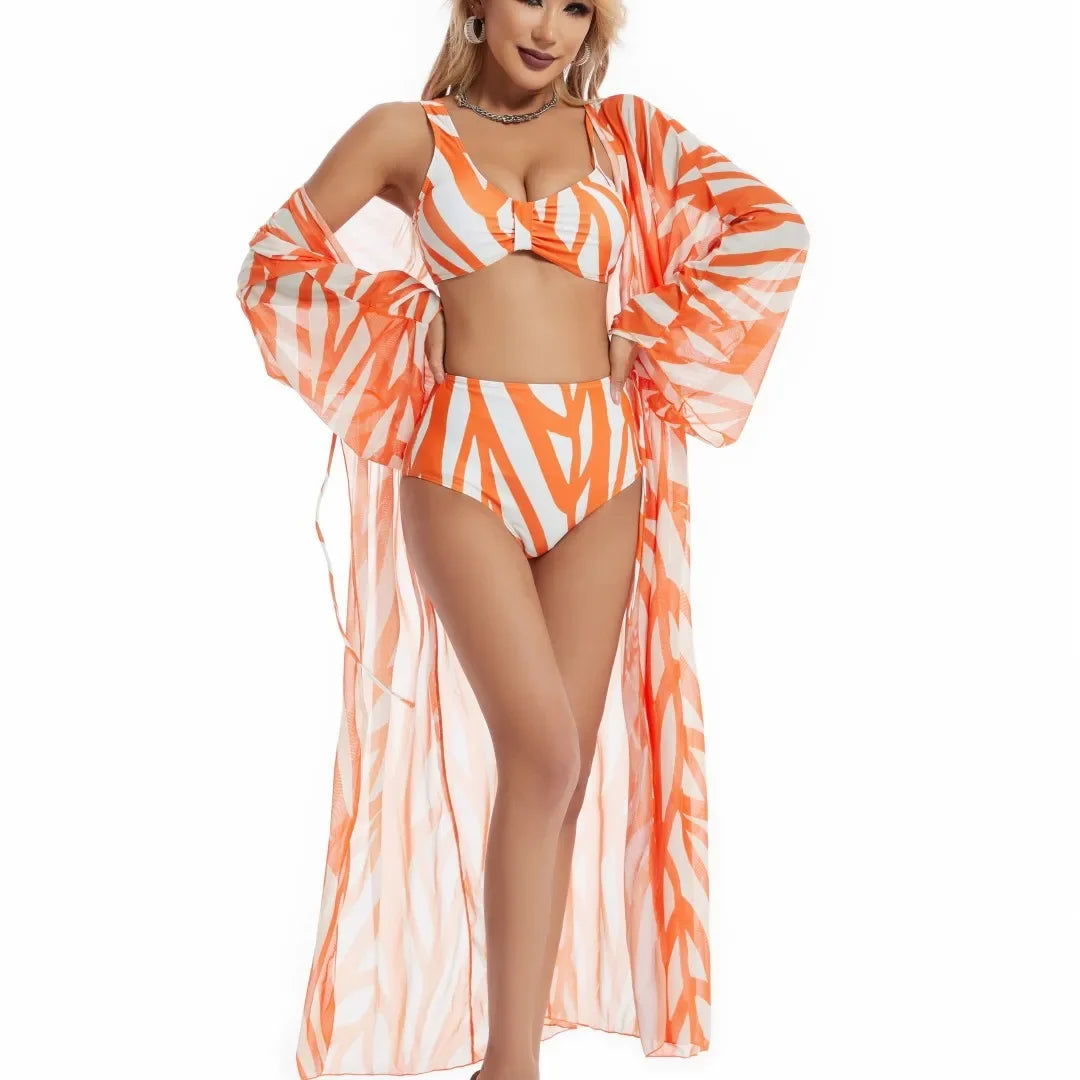 Bikini Two Piece Set with matching Trousers
