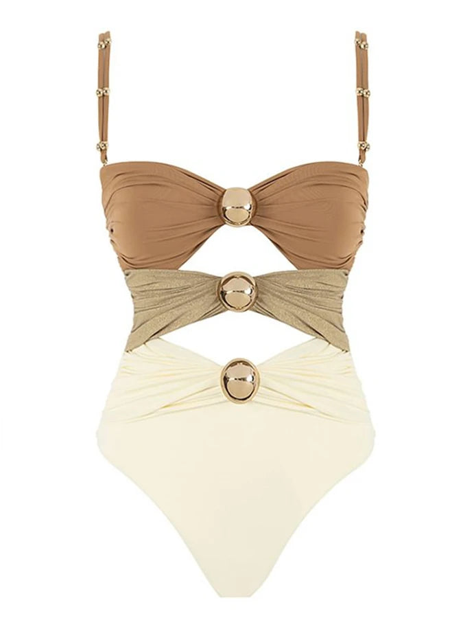 Women's Swimsuit One Piece with matching Cover Up Skirt - various colours