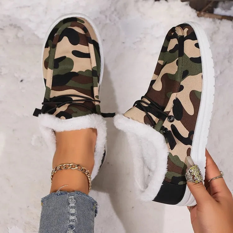 Camouflage Fleece Shoe