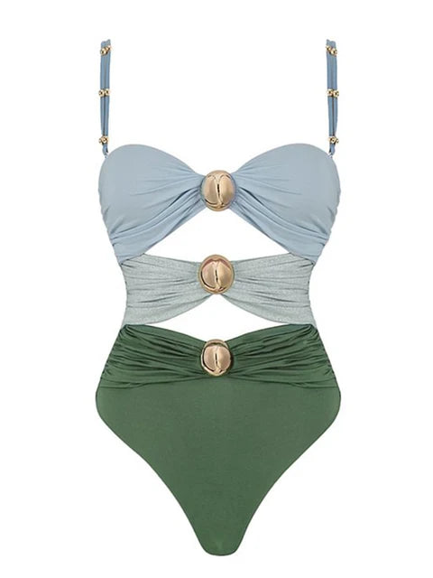 Women's Swimsuit One Piece with matching Cover Up Skirt - various colours