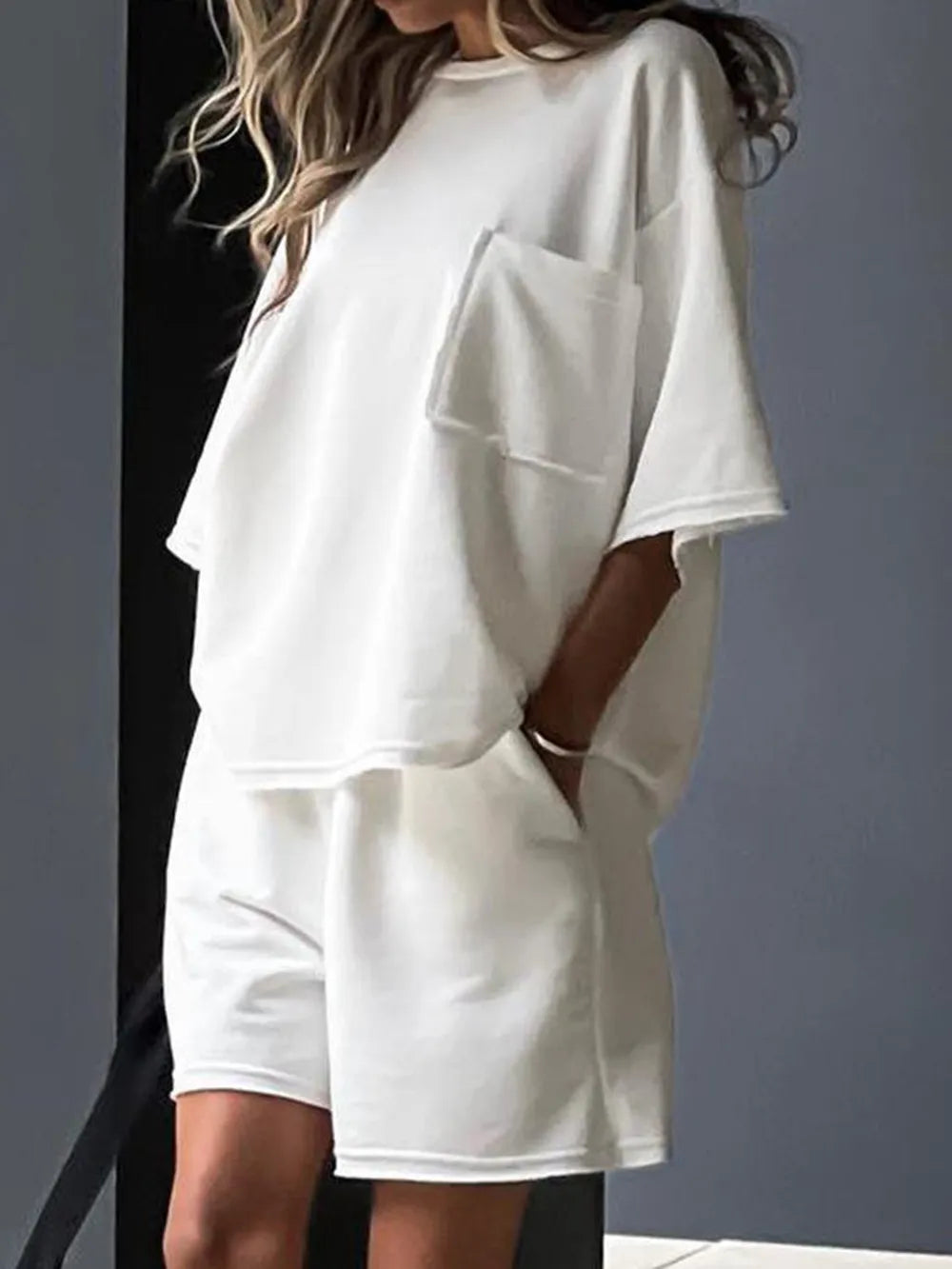 Women's T Shirt and Short Co-Ord Set