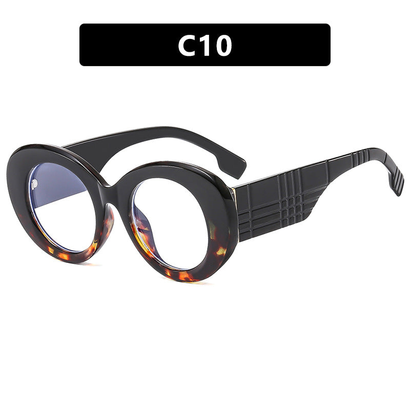 Ladies Large Frame Circular Sunglasses - various colours