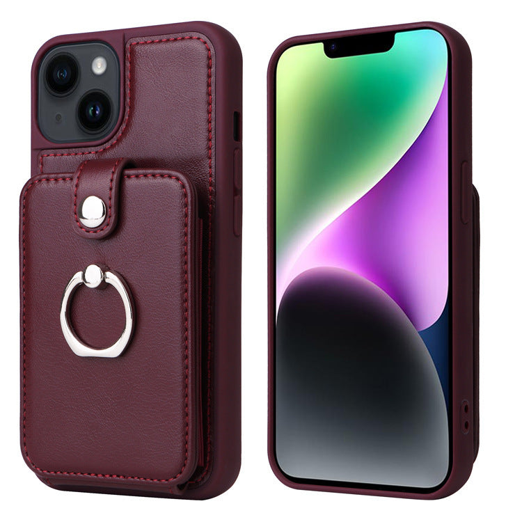 iphone Case - Models 12 - 16 with Accordion Card Holder