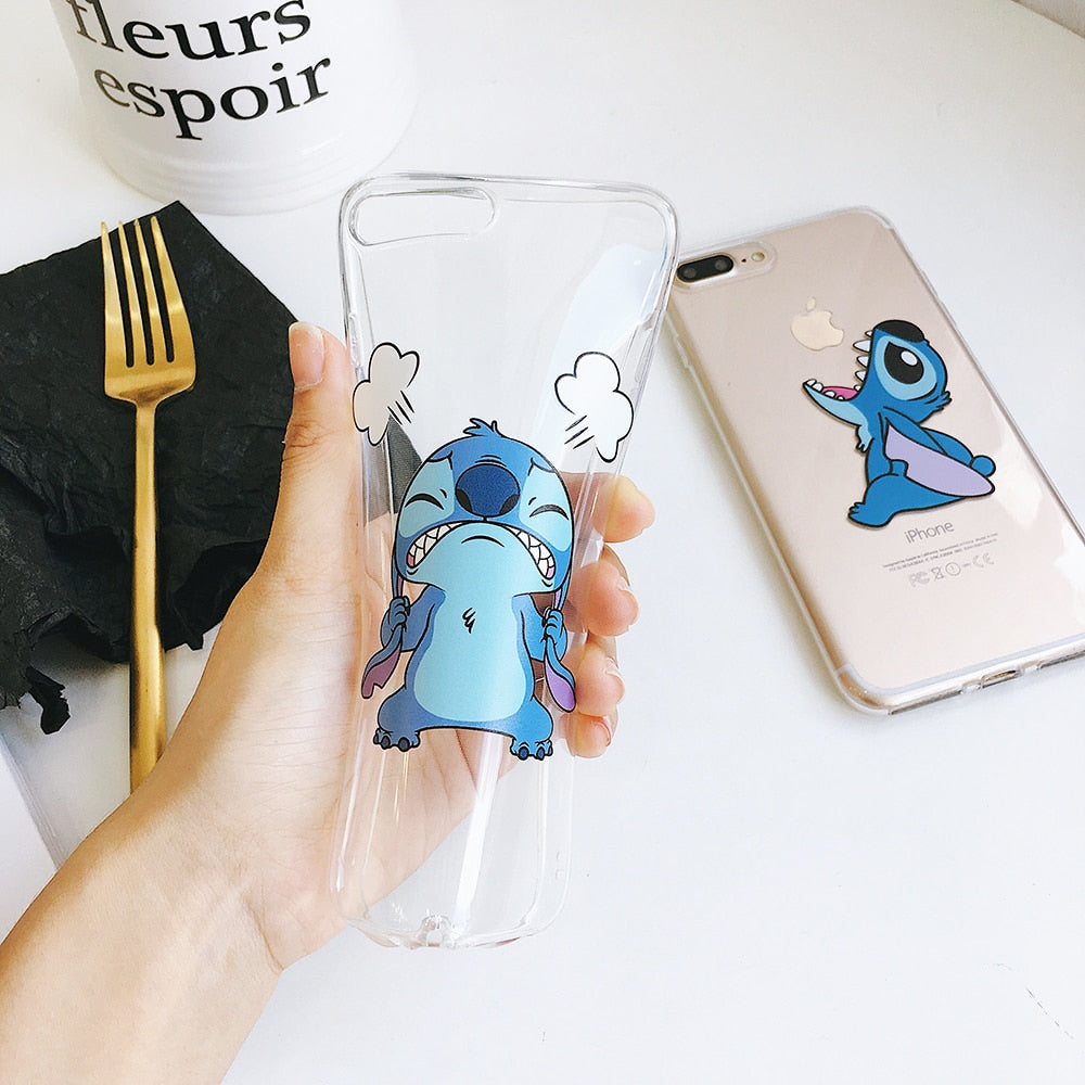 iPhone Case - Stitch for models 8 7 6 6s Plus X XR Xs