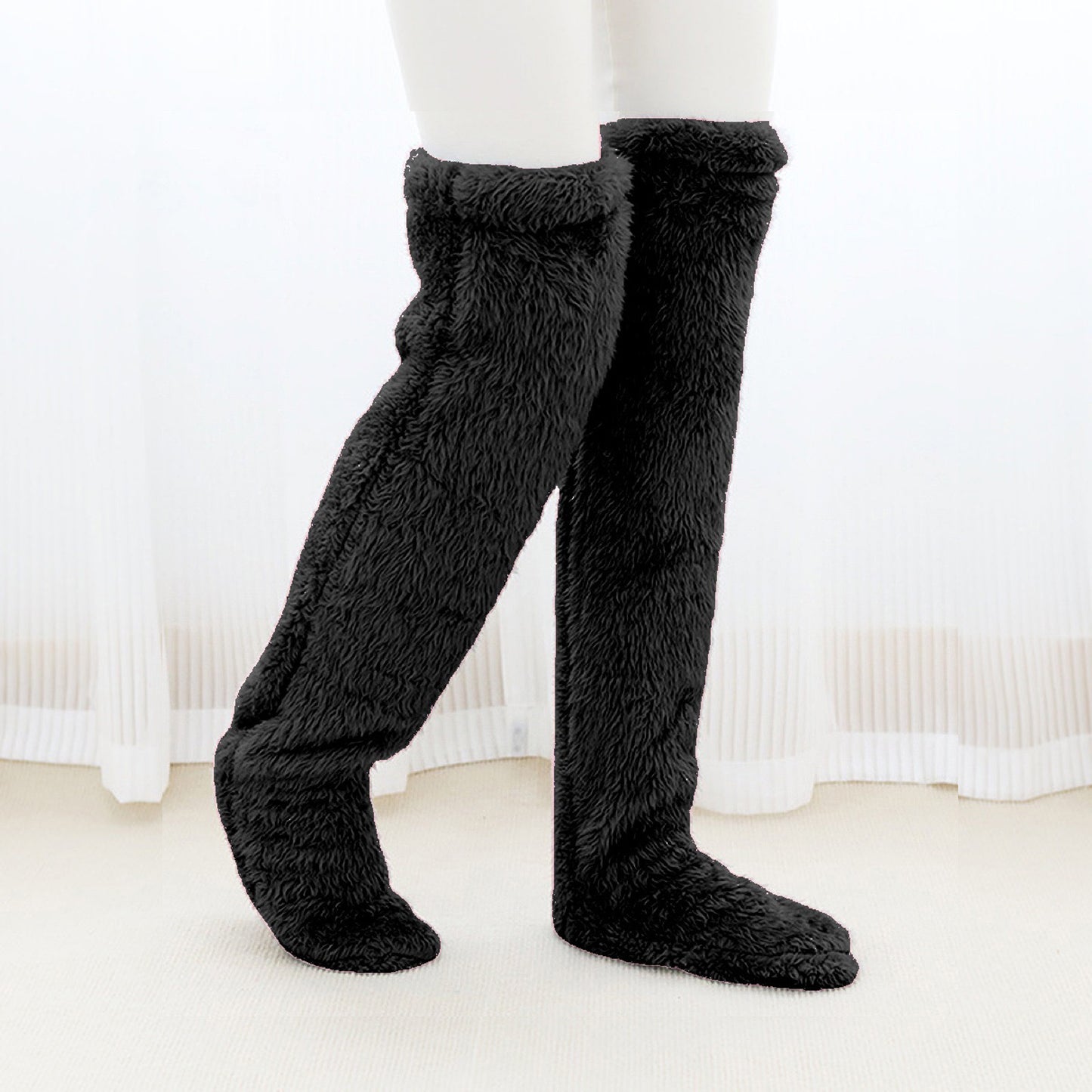 Socks Leg Warmers - Over The Knee - Thick Fleece
