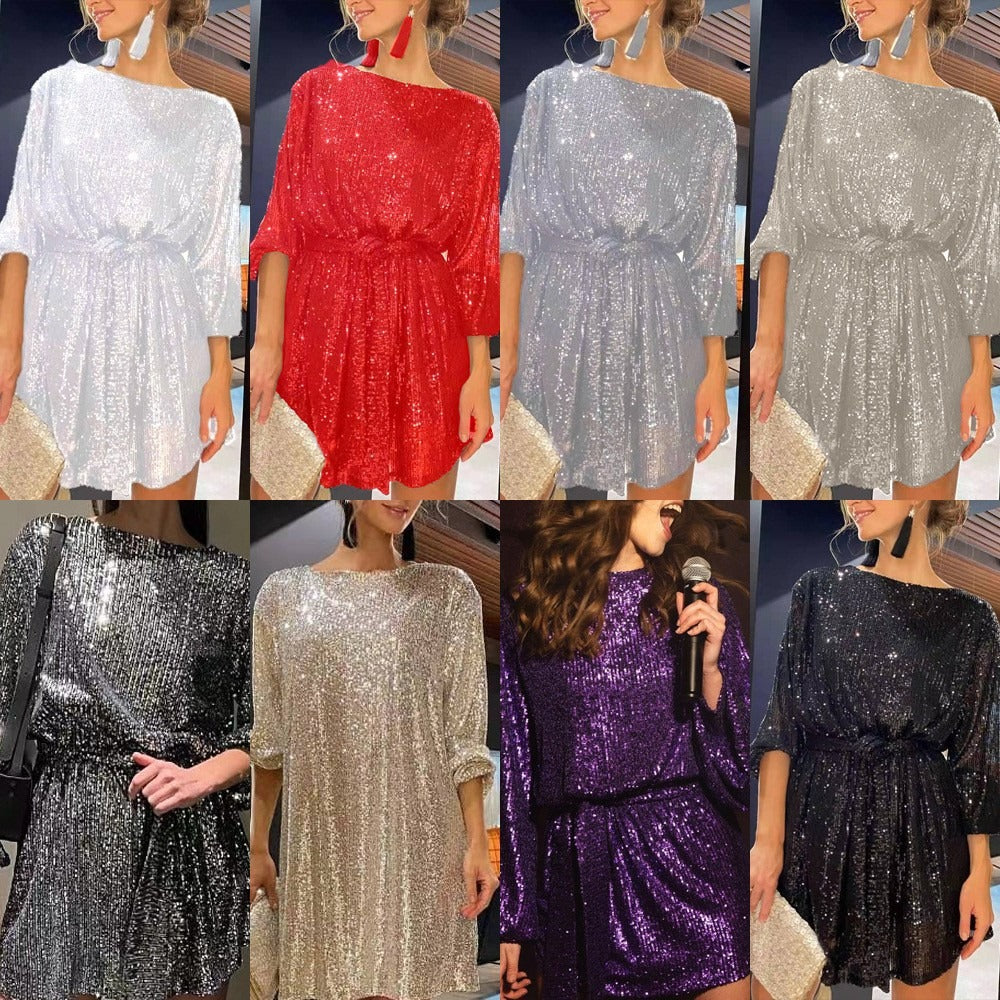 Women's Sequin Dress - various colours
