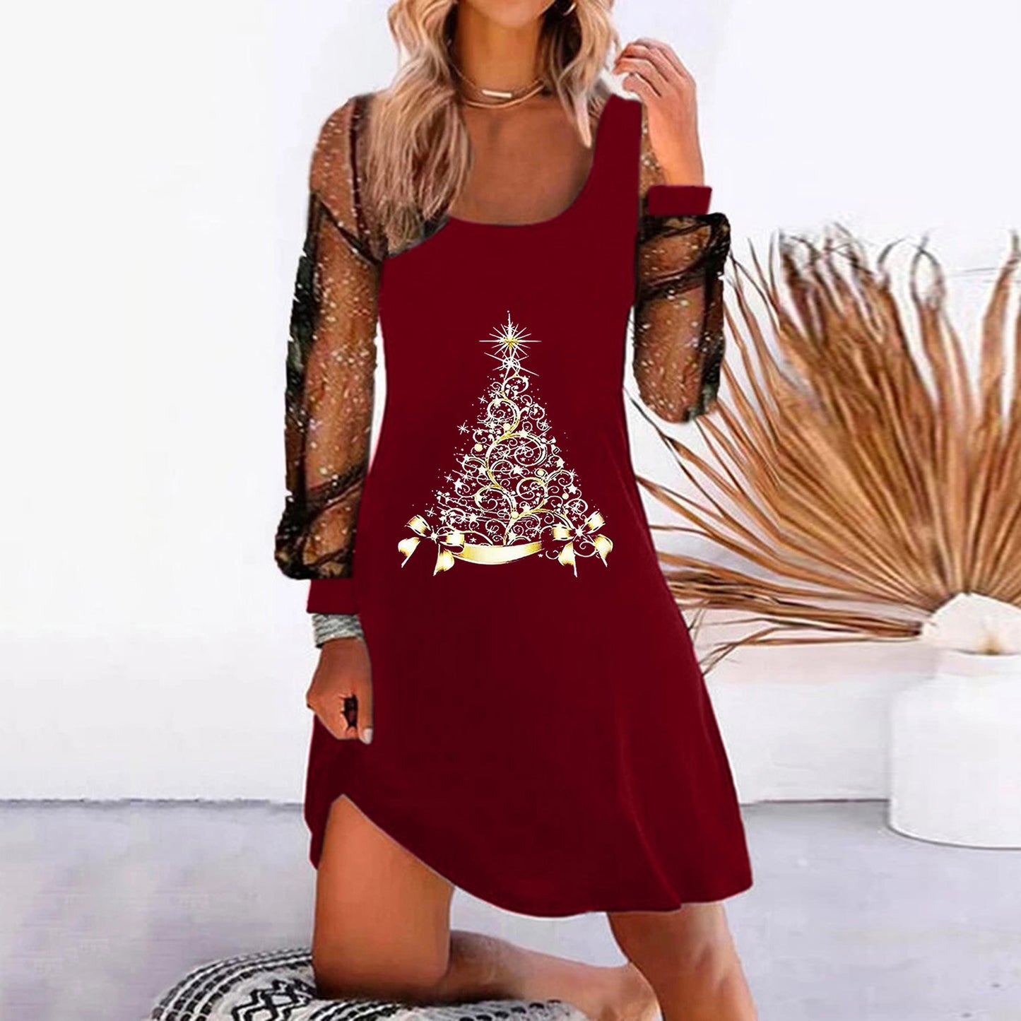 Christmas Party Dress - Christmas Tree - Various Colours