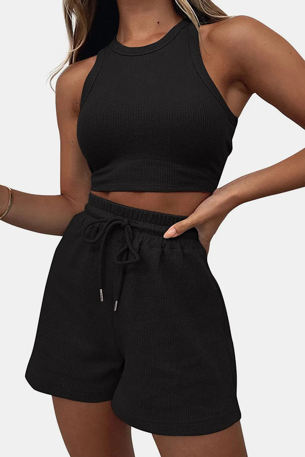 Women's Vest and Shorts Co-Ord Set