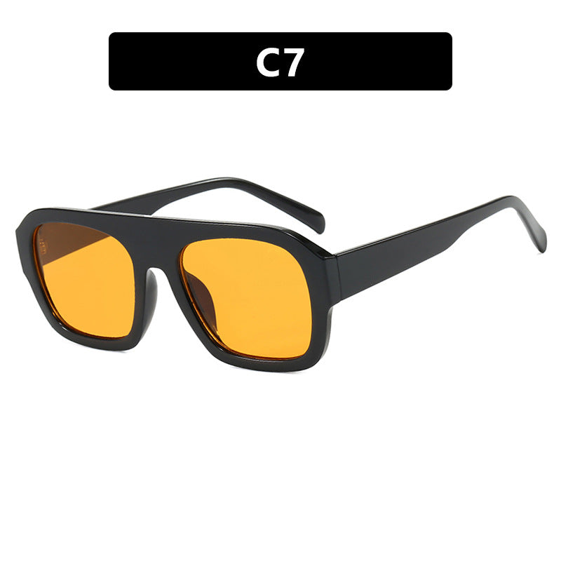 Ladies Large Frame Square Sunglasses - various colours