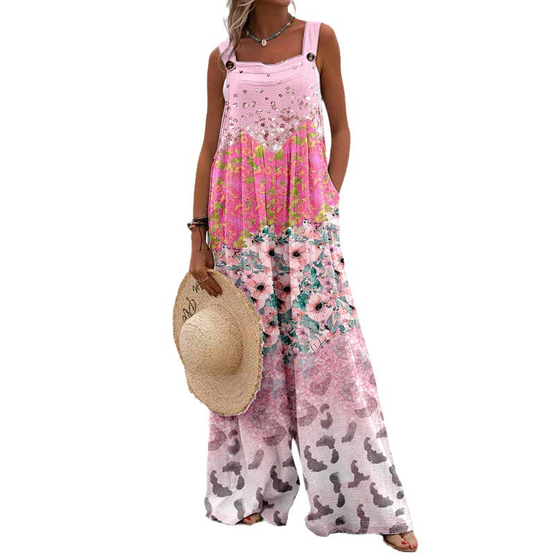 Women's Summer Jumpsuit Romper - various colours patterns