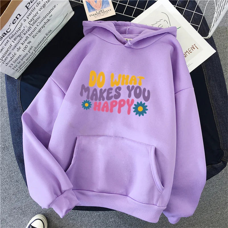 Unisex Hoodie - Do What Makes You Happy - Up To 4XL