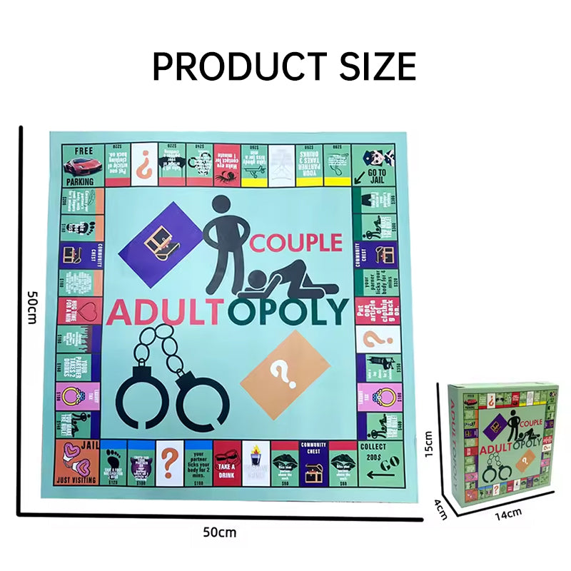 Adult Game: Adultopoly Board Game