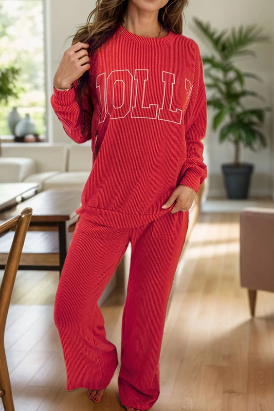 Women's Pyjama Set - Top & Trousers - Jolly