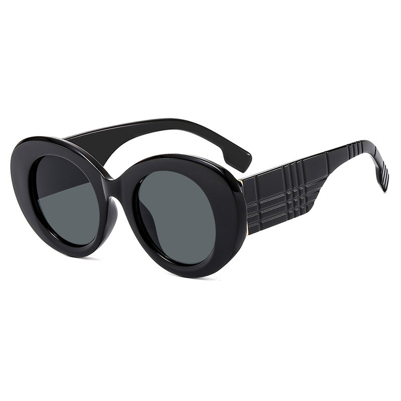 Ladies Large Frame Circular Sunglasses - various colours