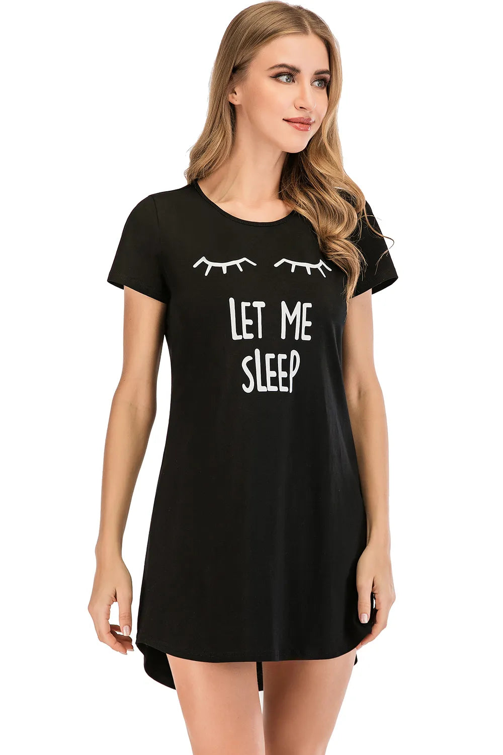 Ladie's Slogan Nightdress Pyjama