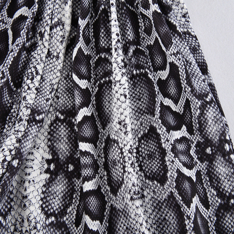 Women's Snake Print Shorts