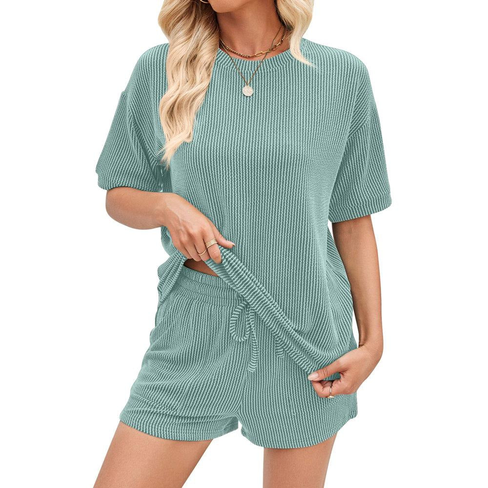 Women's 2 piece loungewear set tshirt & short