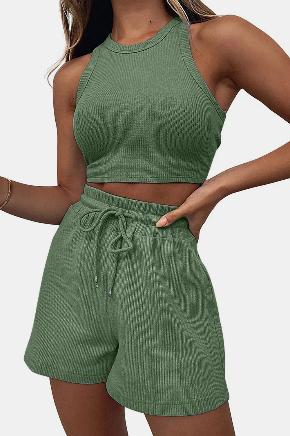 Women's Vest and Shorts Co-Ord Set