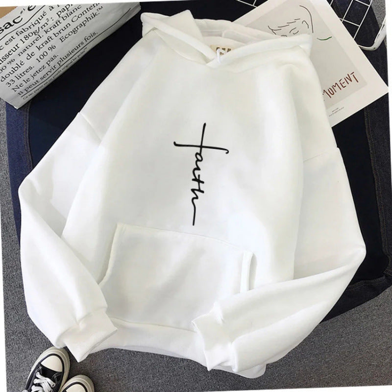 Unisex Hoodie - Faith Slogan - Up To 4XL