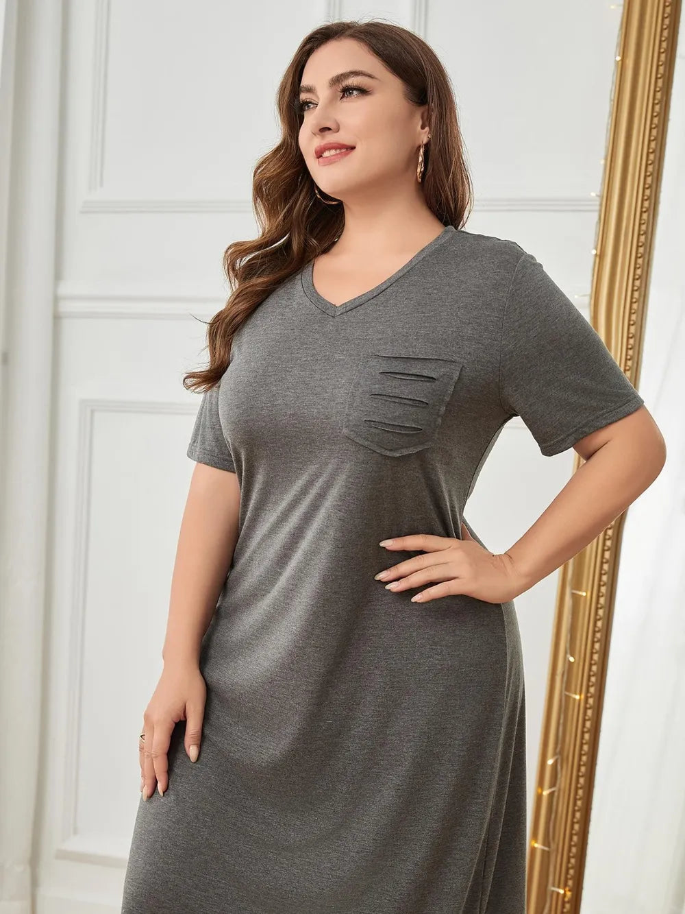 Women's Plus Size Lounge Dress