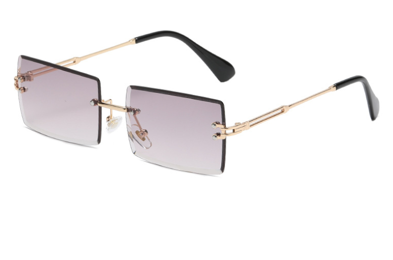 Ladies Frameless Square Sunglasses - various colours