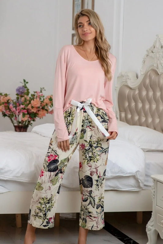 Women's Pyjama Set - Top & Trousers - Assorted Colours