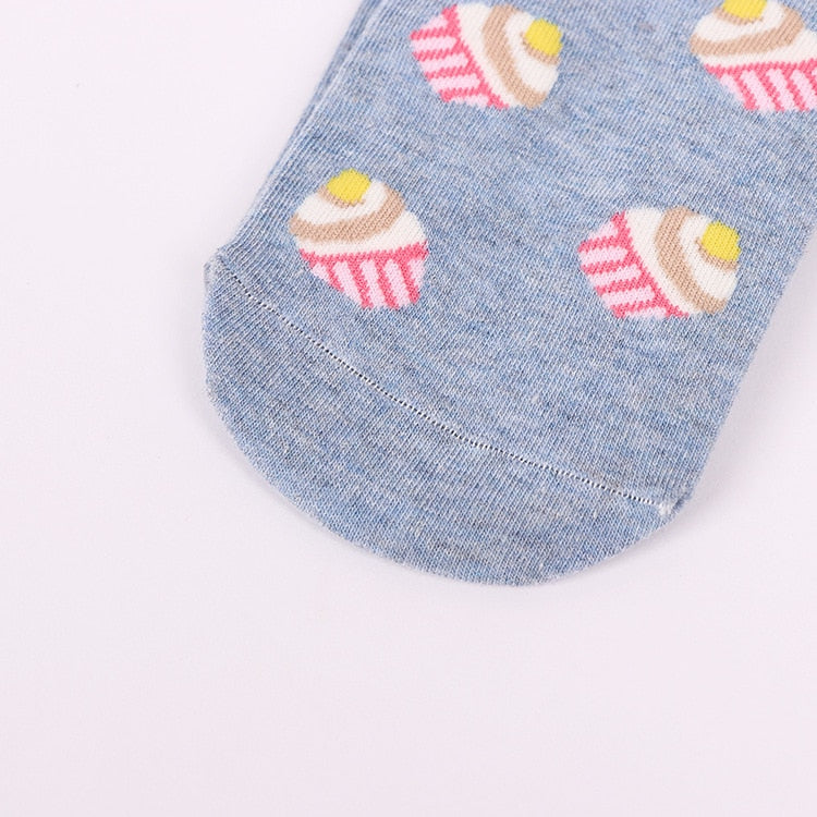 Socks - 5 pairs - Cupcake Design