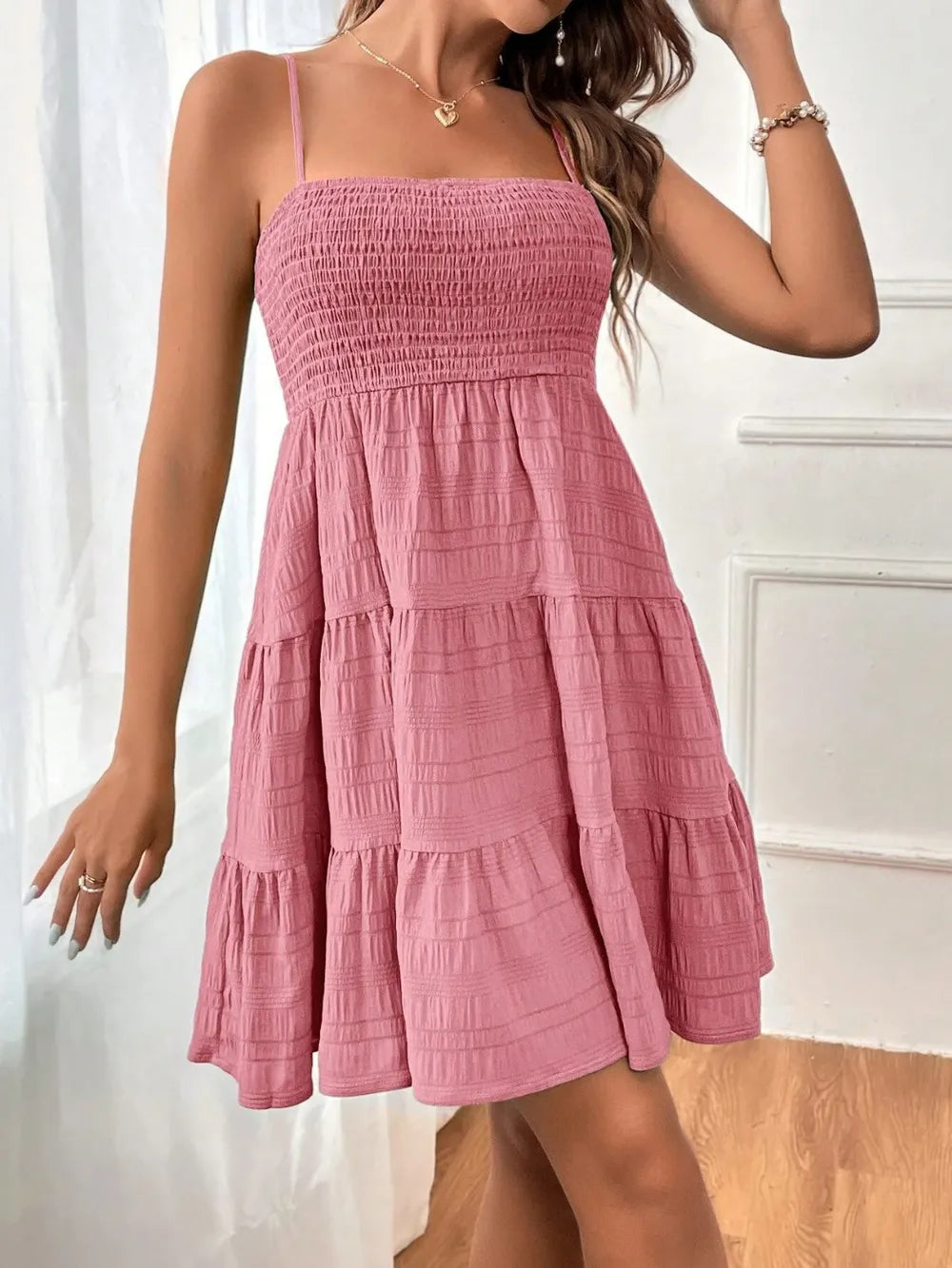 Women's Tiered Smocked Dress