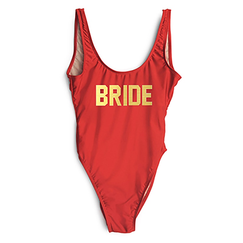 Swimsuit One Piece BRIDE - various colours