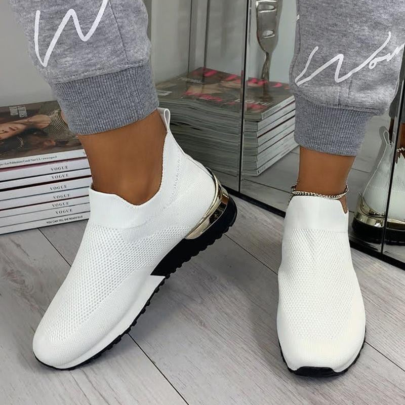 Slip-on Flat Wedge Trainer