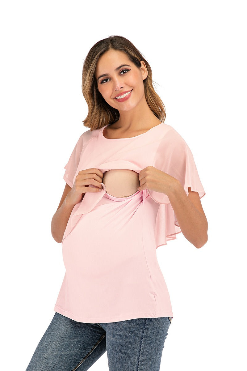 Ladies Maternity Breastfeeding Top - Mum To Be - Pregnancy