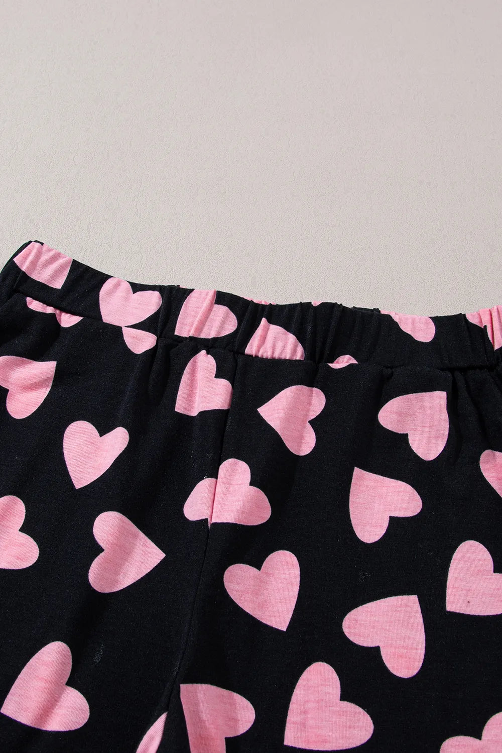 Women's Two Piece Heart Print Long Sleeve Pyjama Set