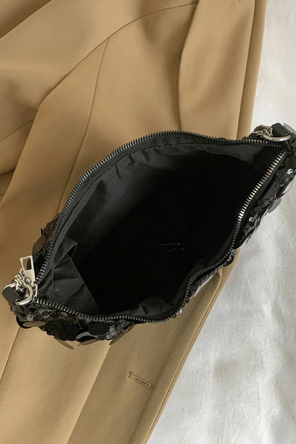 Sequin Chain Crossbody Bag - various colours