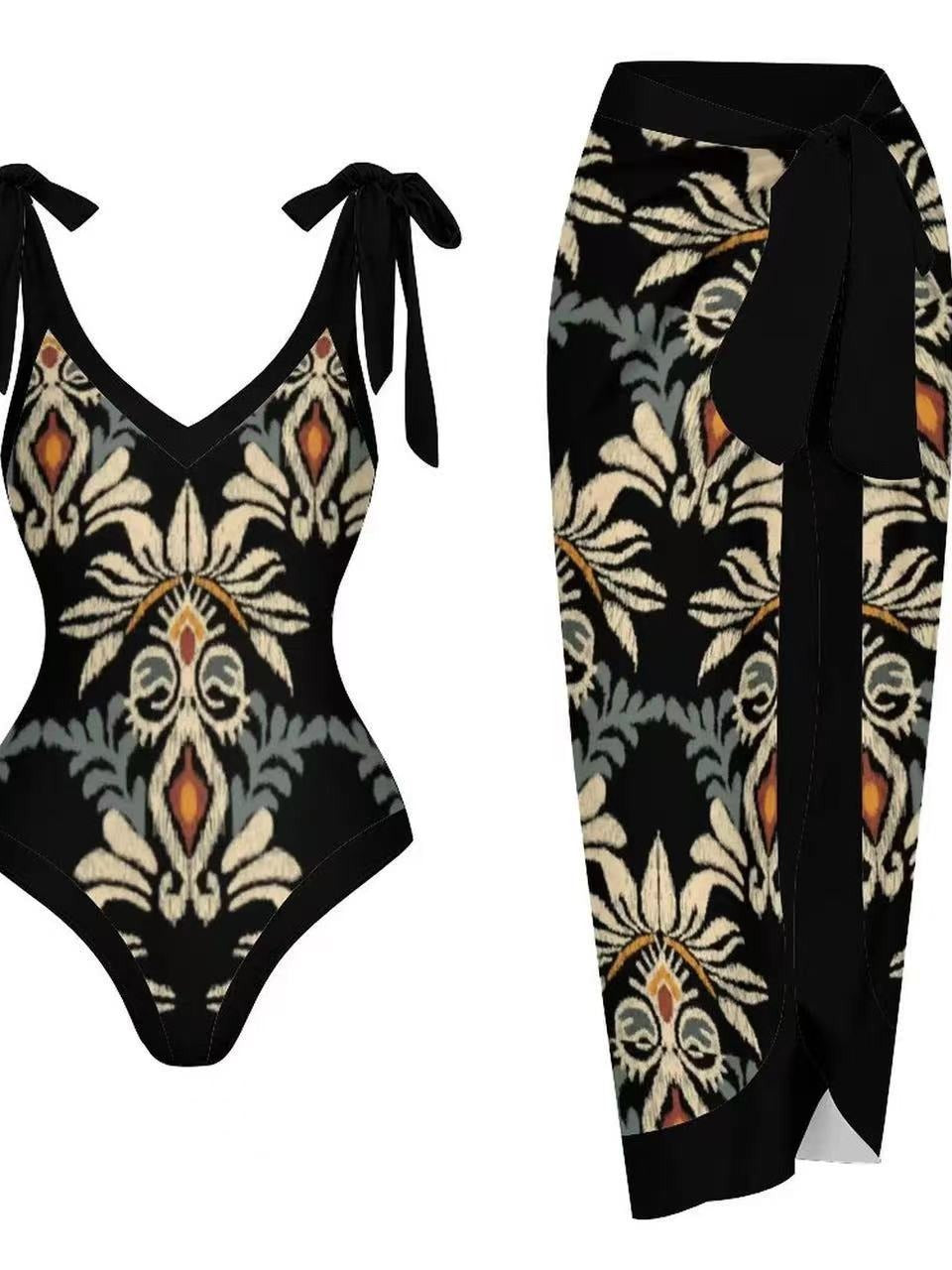 Swimsuit One Piece and matching Cover Up Set
