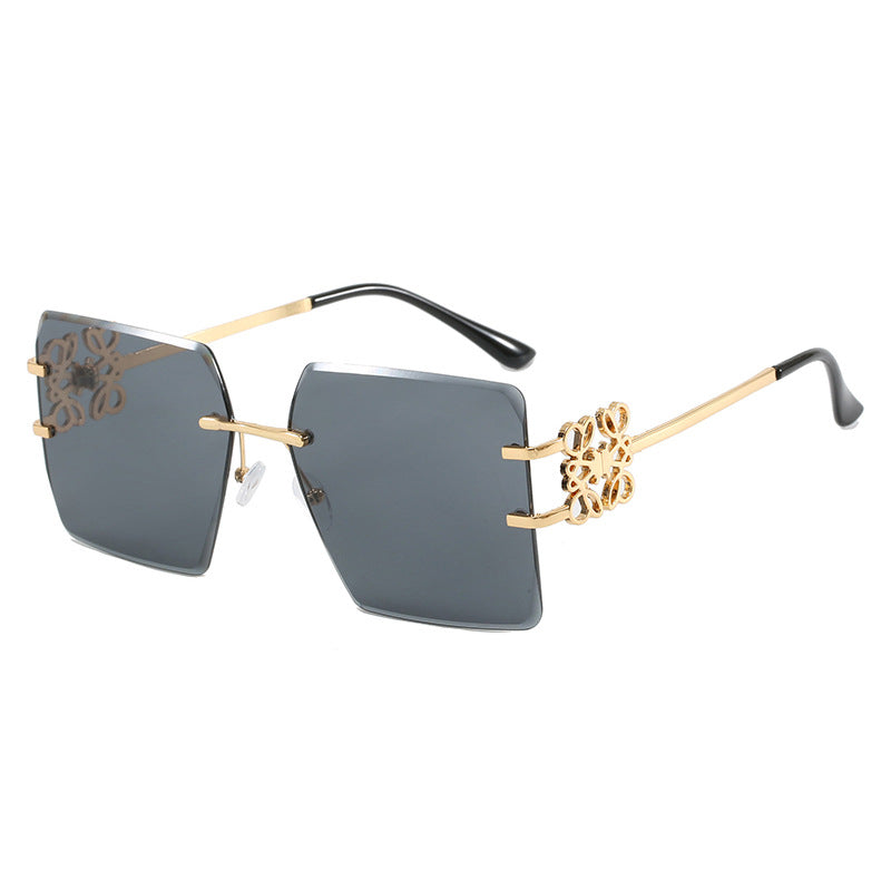 Ladies Square Frameless Sunglasses - various colours