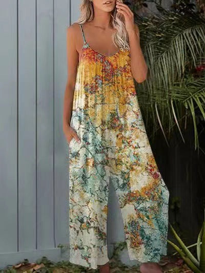 Women's Summer Jumpsuit - various patterns colours