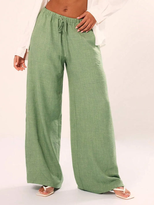 Women's Wide Leg Trousers - various colours