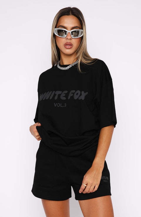 Women's T Shirt and Short Co-Ord Set - White Fox - various colours