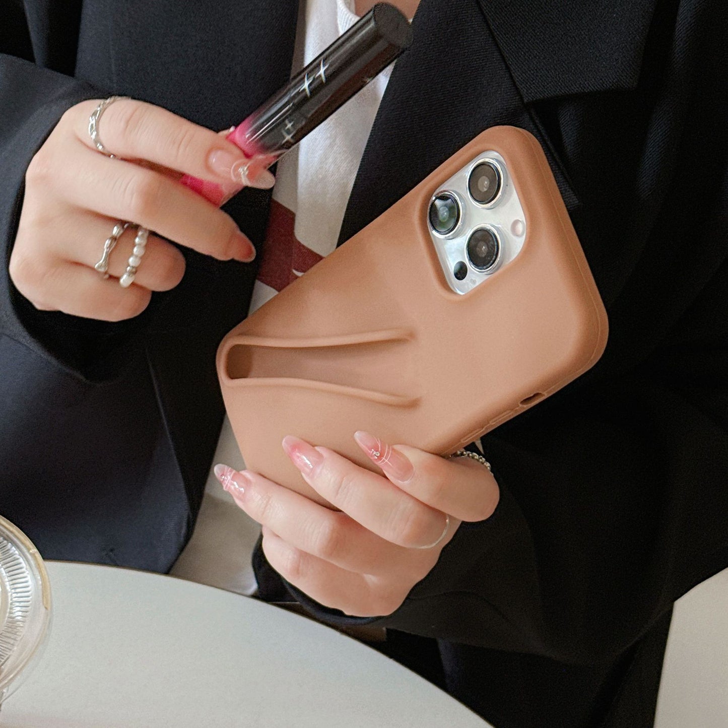 iphone Case - Models 11 - 15 & with Lip Gloss Holder