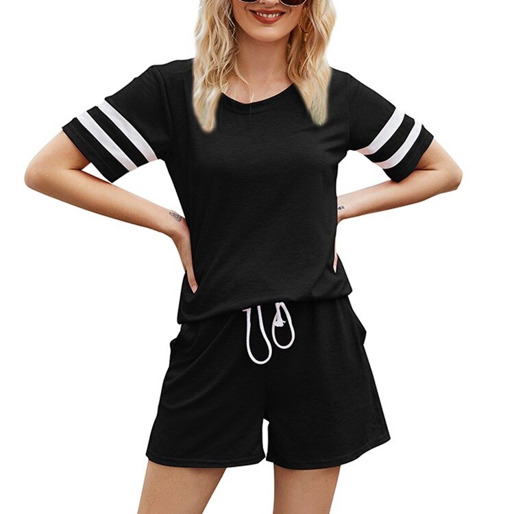 Women's T Shirt and Short Co-Ord Set