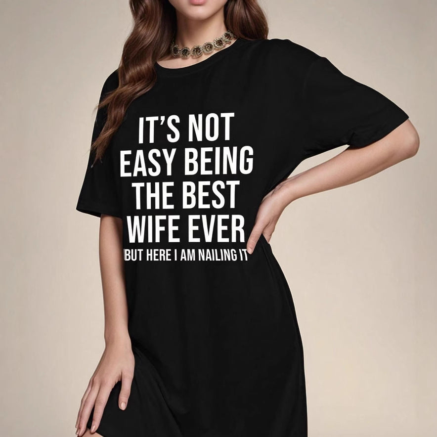 Women Nightdress Sleepwear - Best Wife Ever