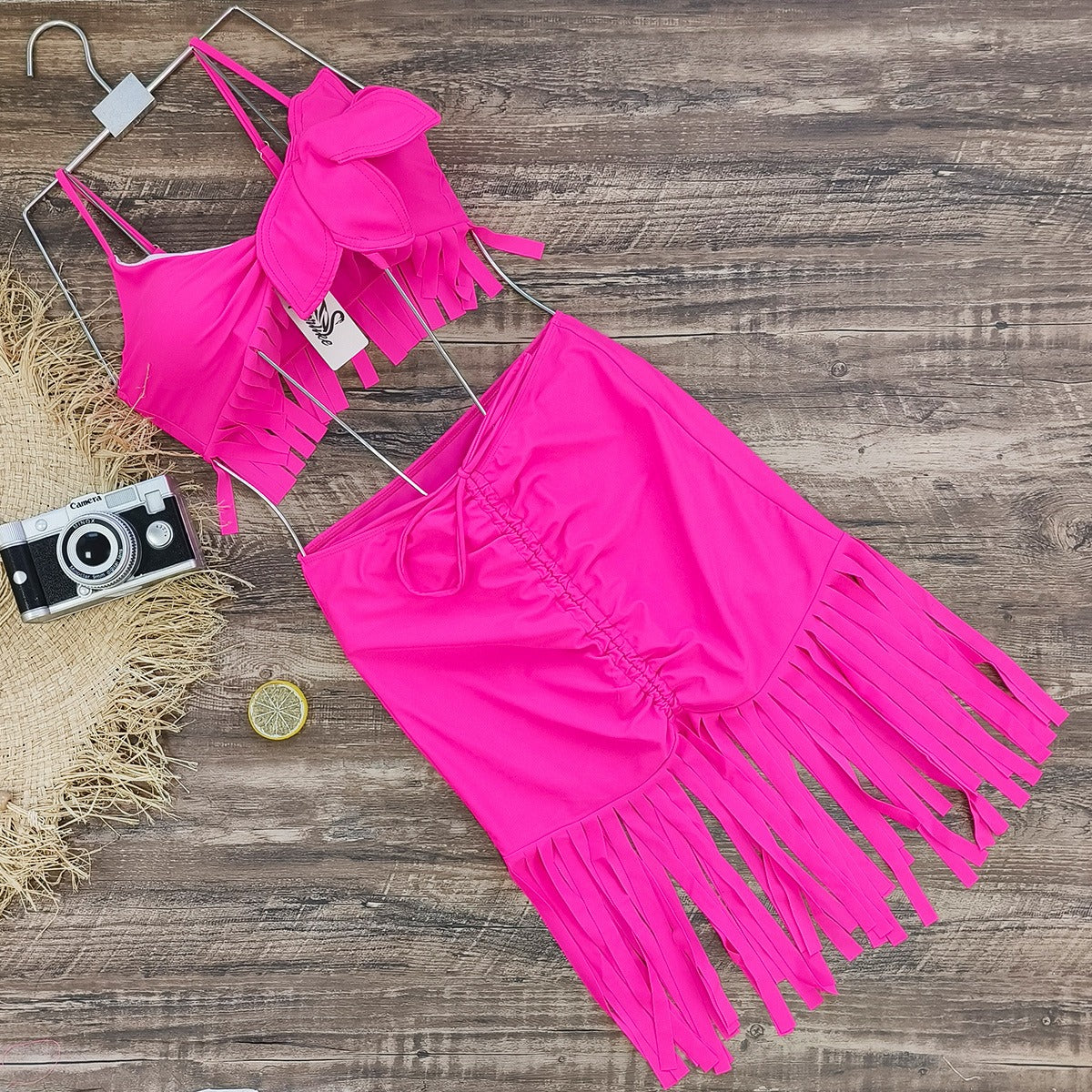 Bikini Two Piece Set and matching Cover Up Skirt