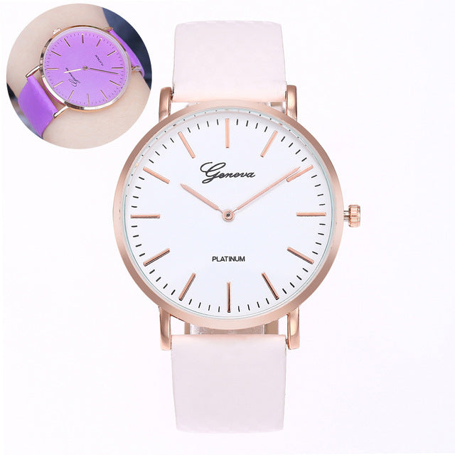 Women's Quartz Wrist Watch - Temperature Change