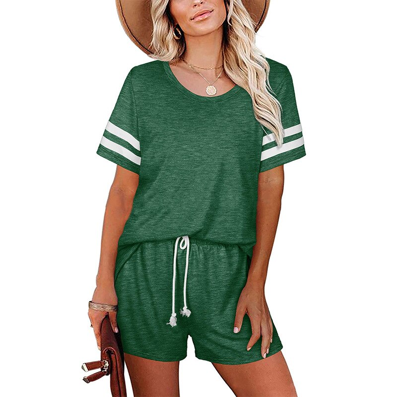 Women's T Shirt and Short Co-Ord Set